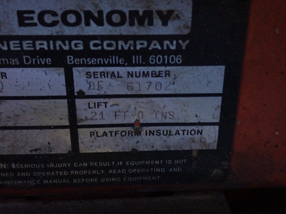 Economy 750 Lbs Scissor Lift - Sp-21-30