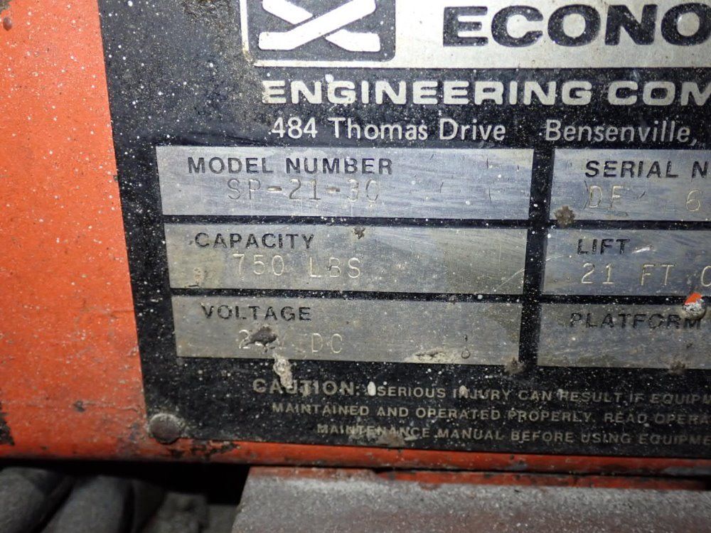 Economy 750 Lbs Scissor Lift - Sp-21-30