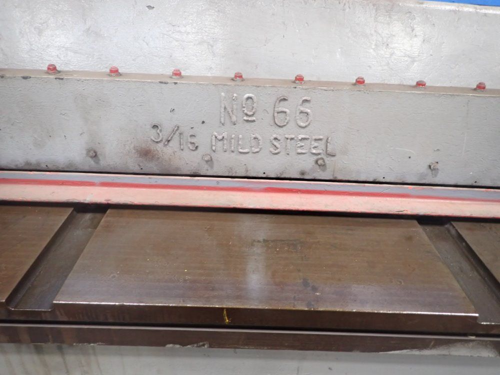 Niagara 3/16" X 72" Shear - No. 66