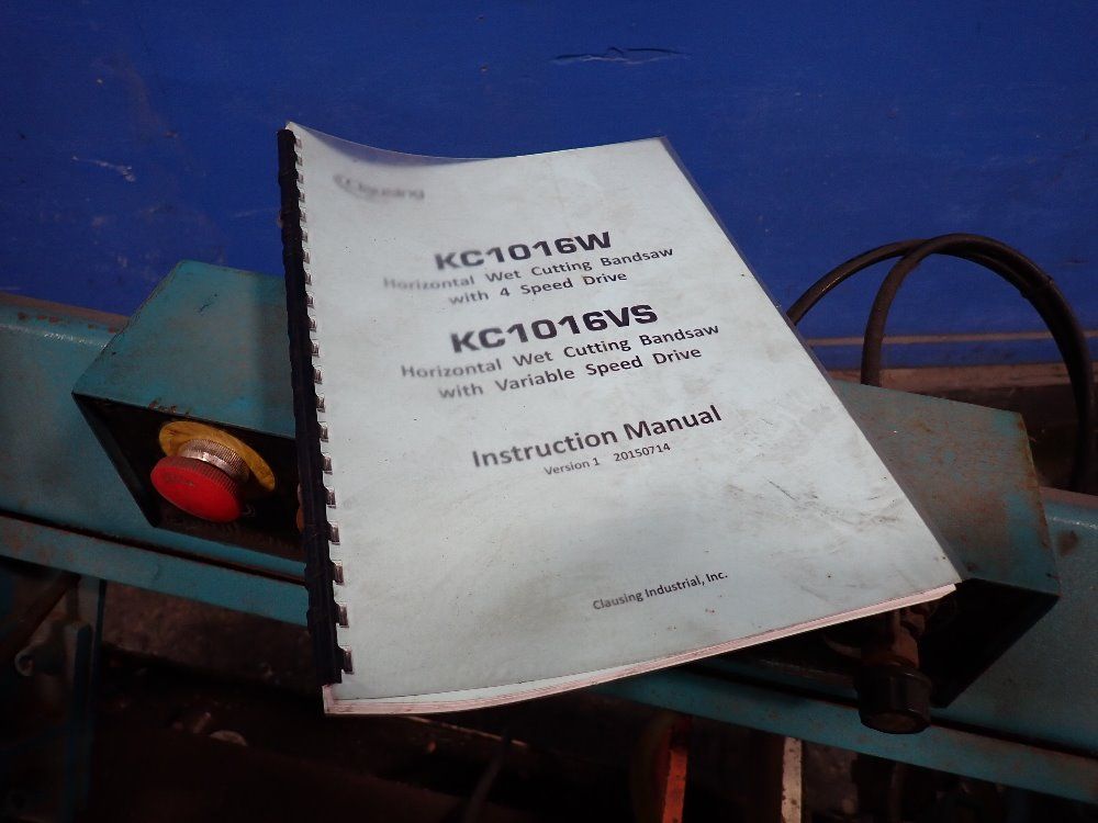 Clausing 20" X 10" Horizontal Band Saw - Kc1016w