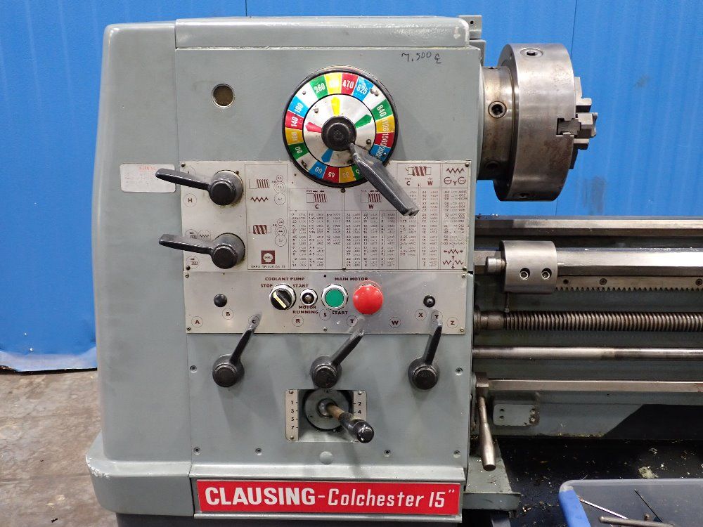 Clausing 15"x60" Lathe - Colchester 15
