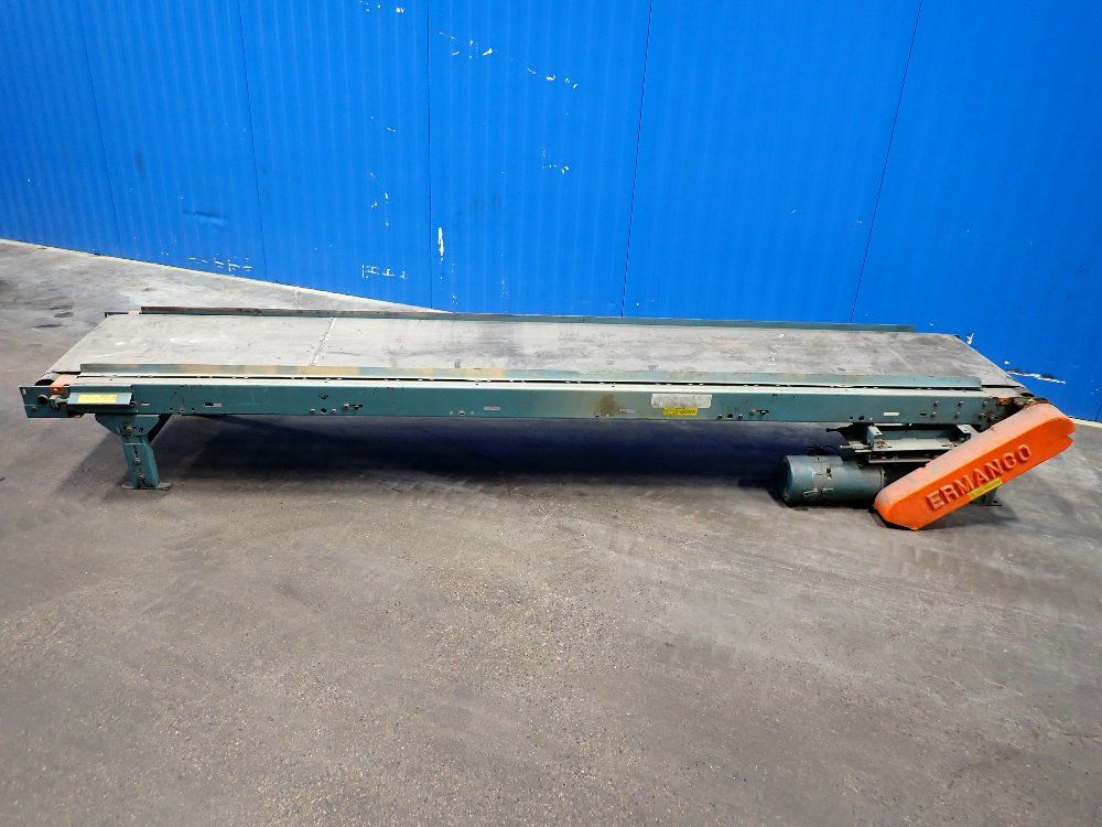 Ermanco 136" L X 20" W Belt Conveyor