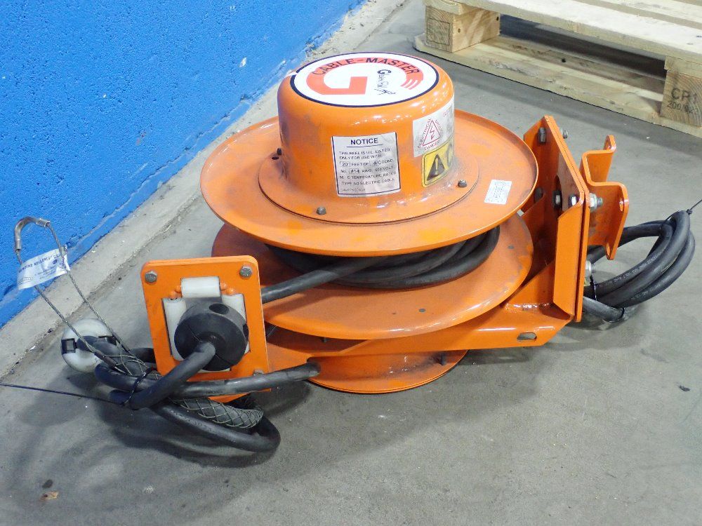 Gleason Reel Corp. 20 Feet Of 4/cond Retractable Electric Hose Reel - C14-b04-b1103