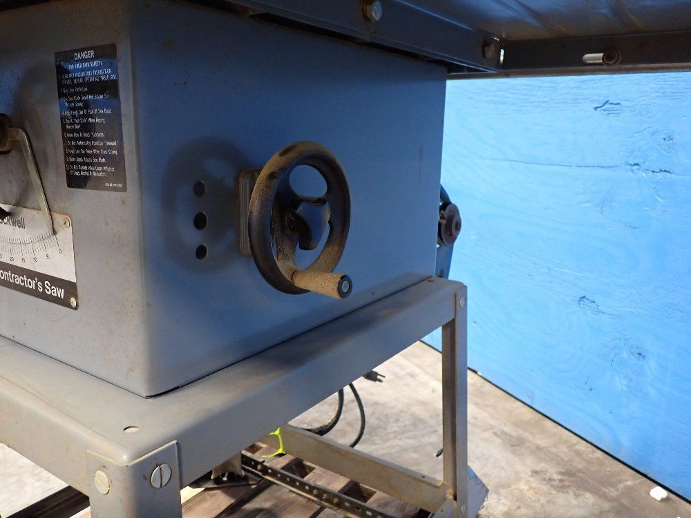 Rockwell 1.5 Hp Table Saw With Mobile Base - Model 10