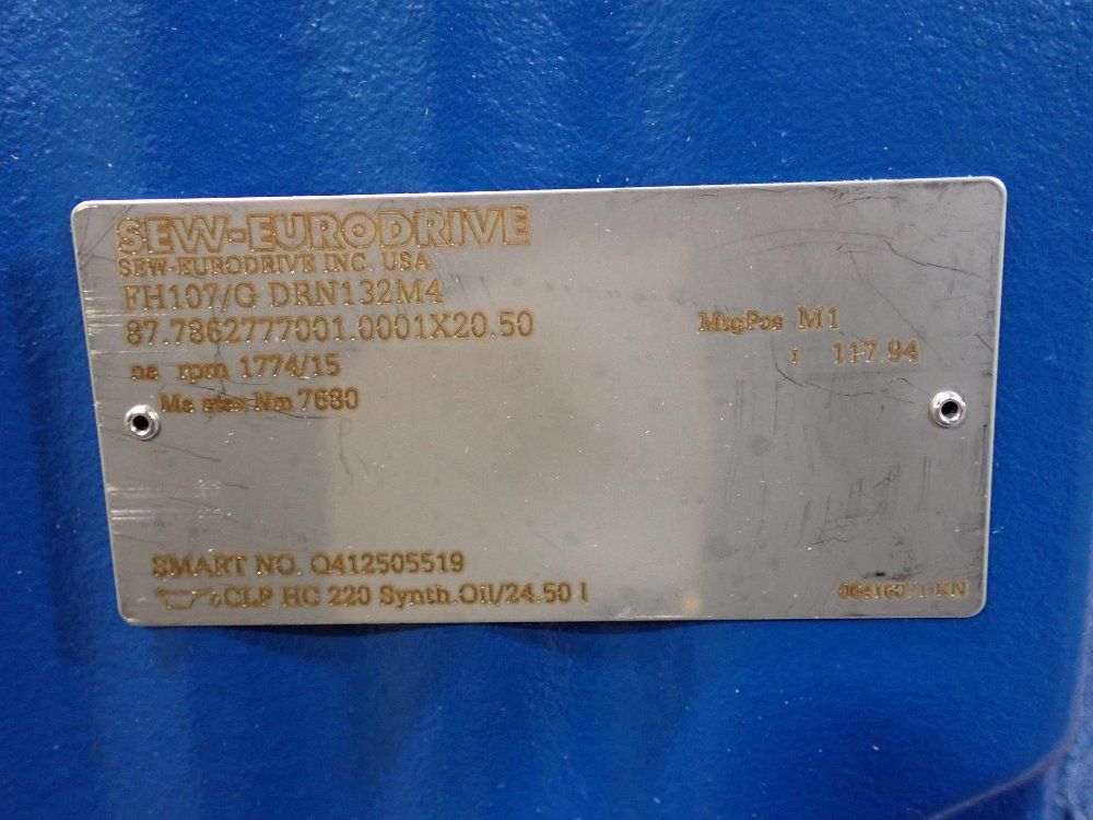 Sew Eurodrive Gear Drive - Fh107/g Drn 132m4