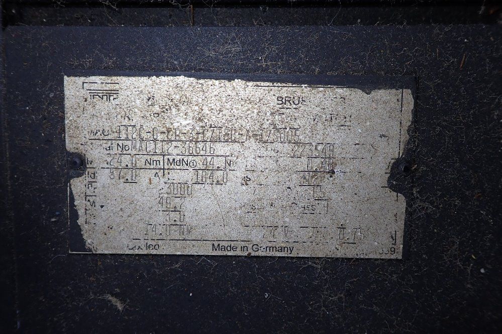 Indramat Brushless Motor - Mac 112c-0-lb-3c/130-a-17s005