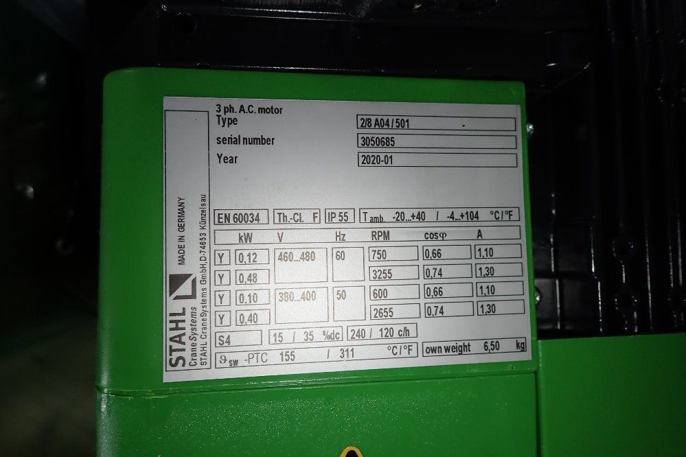 Stahl 22700 Kg Chain Hoist - St0502-8/21/1