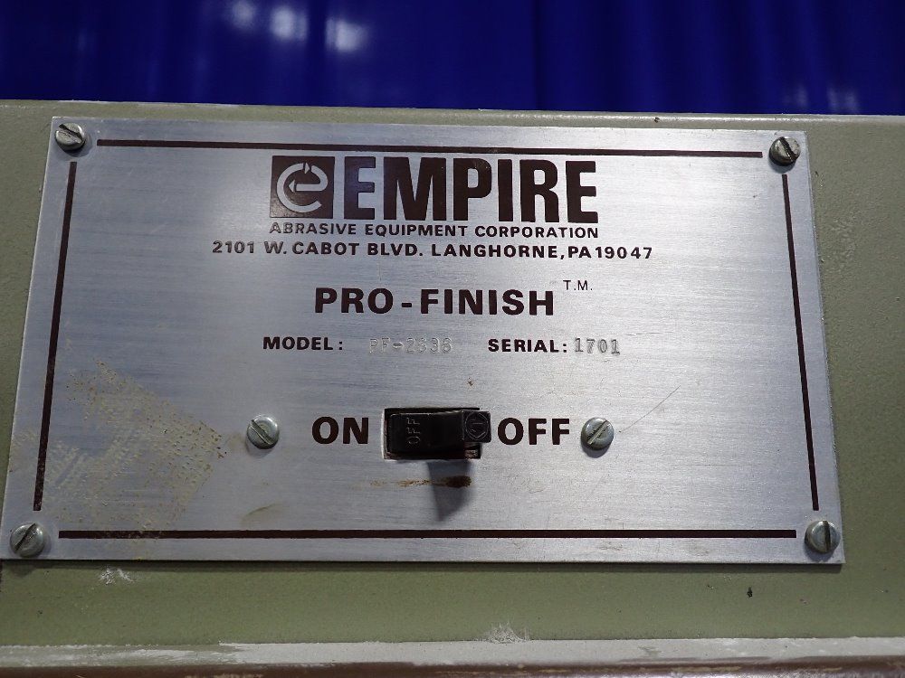 Empire 36" X 25" X 31" Id Blast Cabinet - Ff-2636