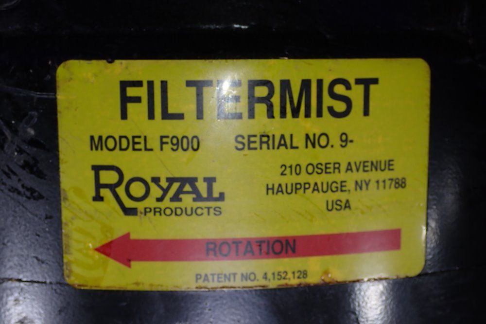 Royal Products Filter Mist Collector