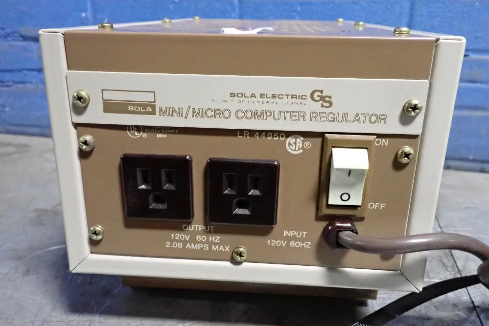 Sola Electric Mini/micro Computer Regulator - Lr 44950