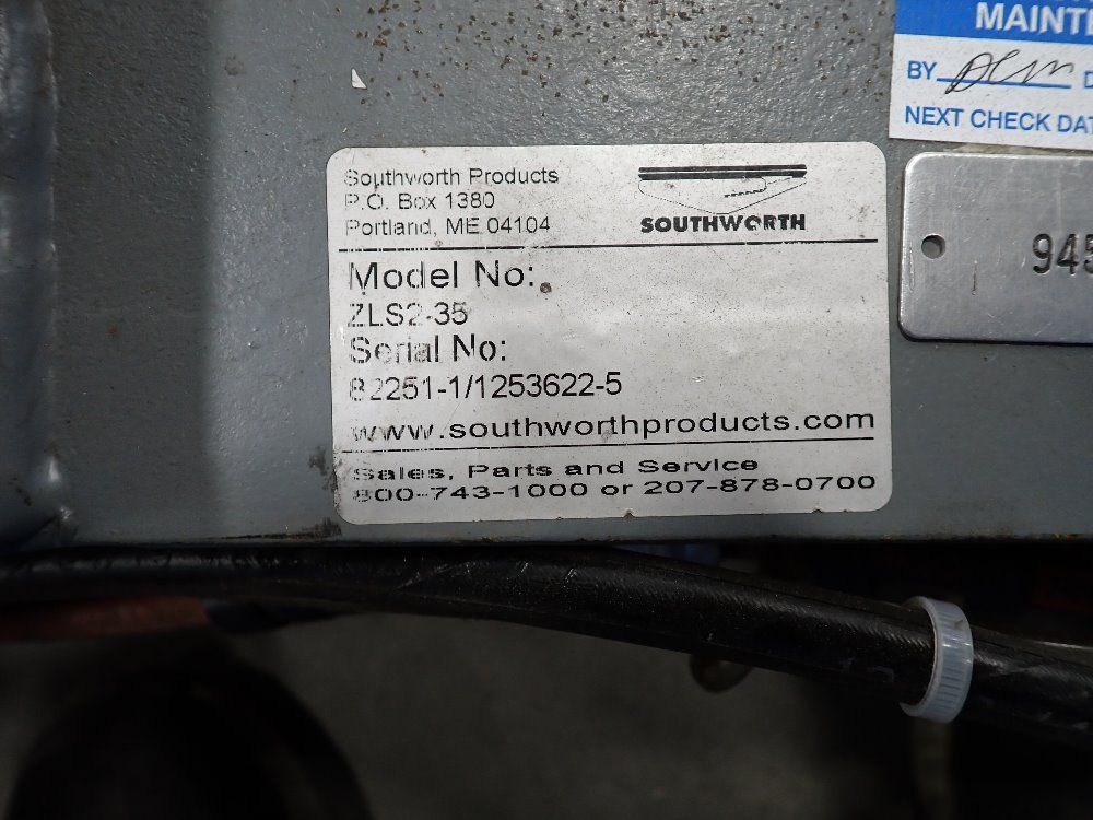 Southworth 2000# Lift Table - 2ls2-35