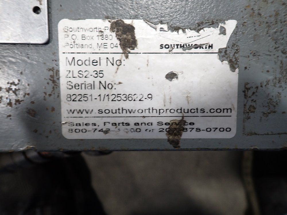 Southworth 2000# Lift Table - 2ls2-35