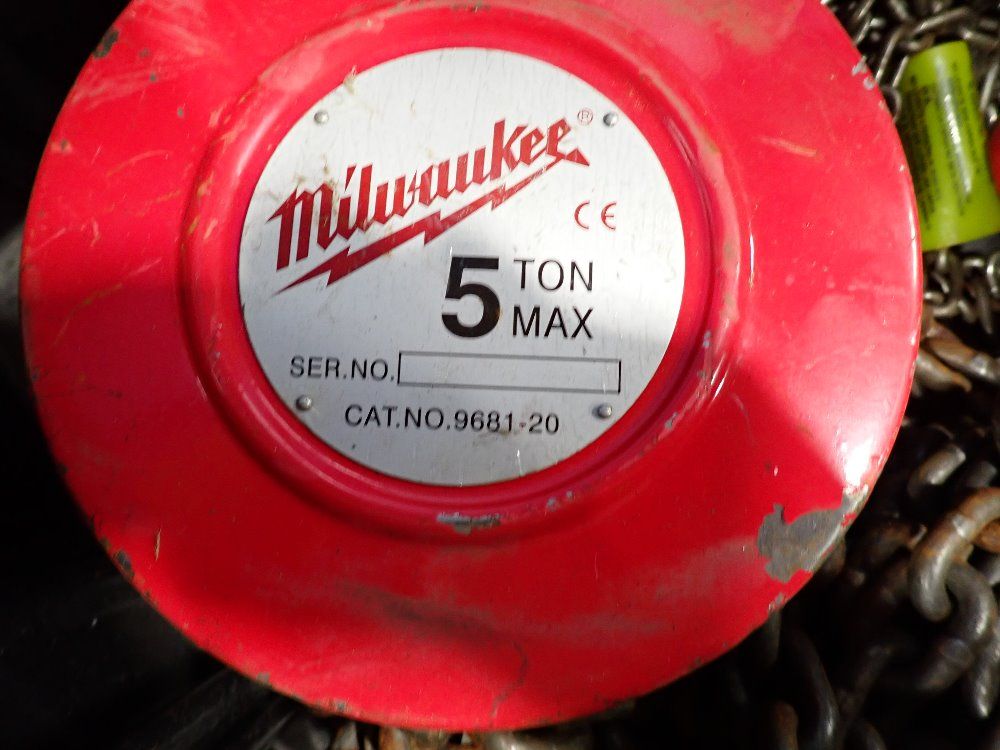 Milwaukee Tool 5 Ton Chain Hoist - 9681-20