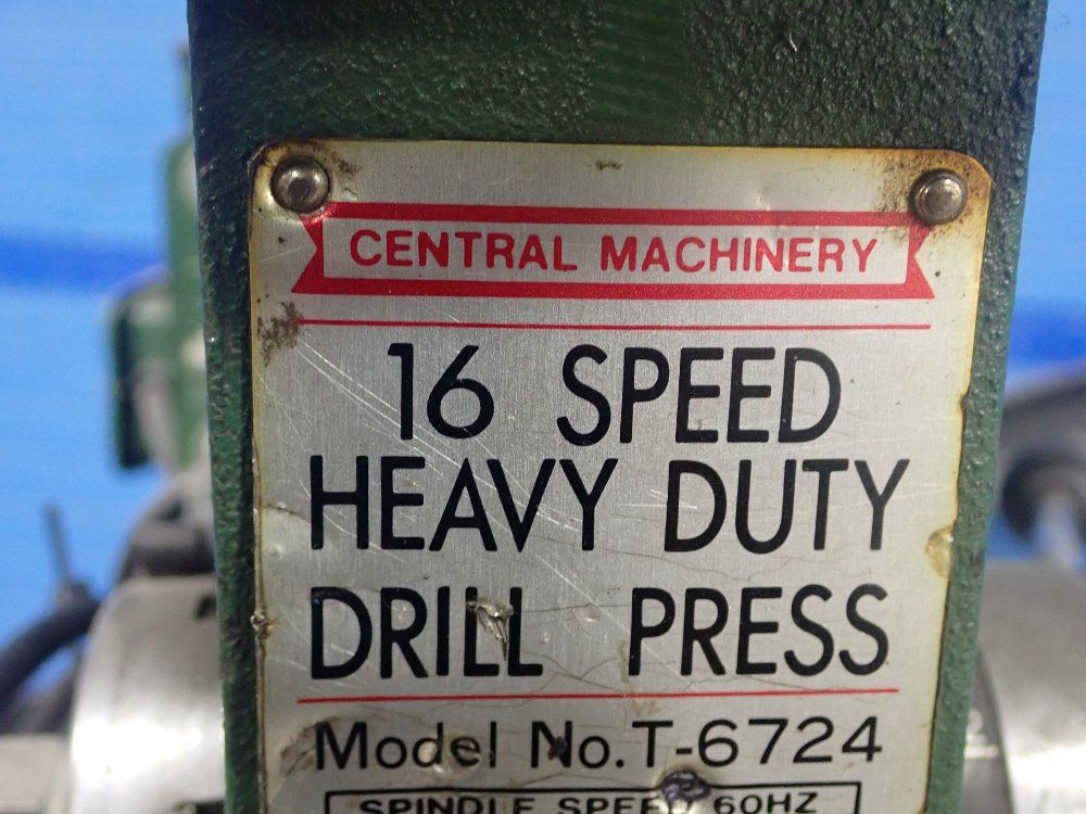 Central Machinery 6 1/2" Throat Drill Press - T-6724