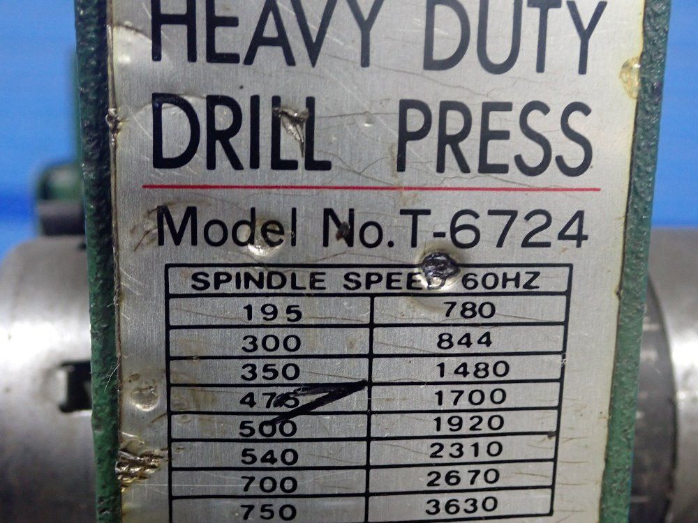 Central Machinery 6 1/2" Throat Drill Press - T-6724