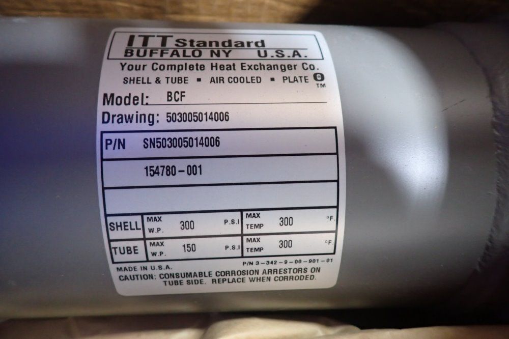 Itt Standards 300 F Heat Exchanger - Bcf