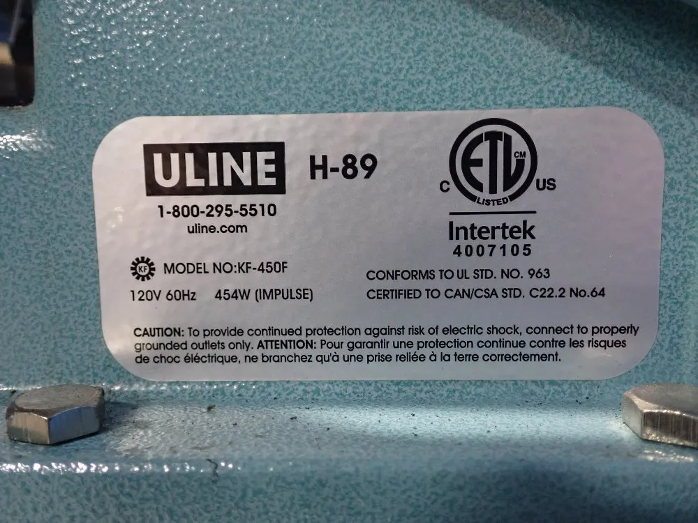 Uline 18" Impulse Foot Sealer - Kf-450f
