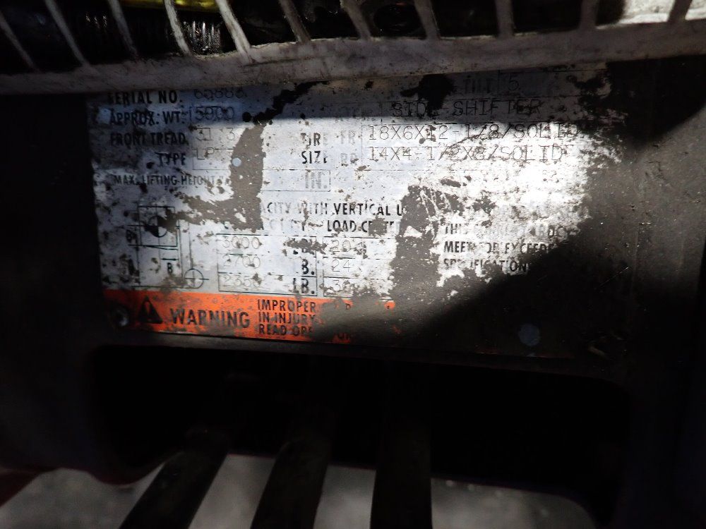 Toyota 3000# Propane Forklift - 42 6fg0u15