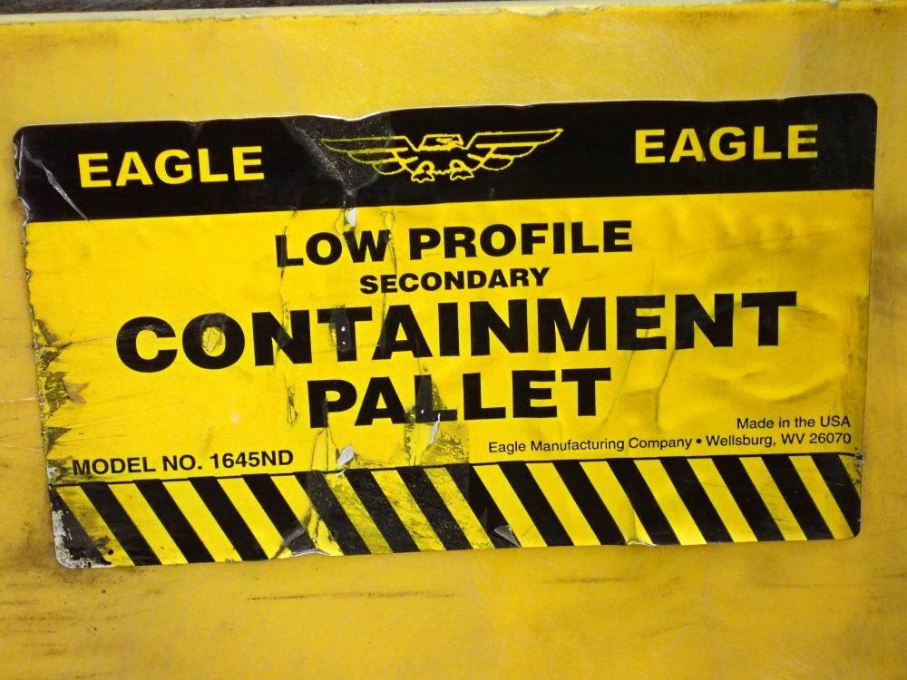 Eagle Mfg. Co. 51"wx51"lx6"h Secondary Containment Pallet - 1645nd