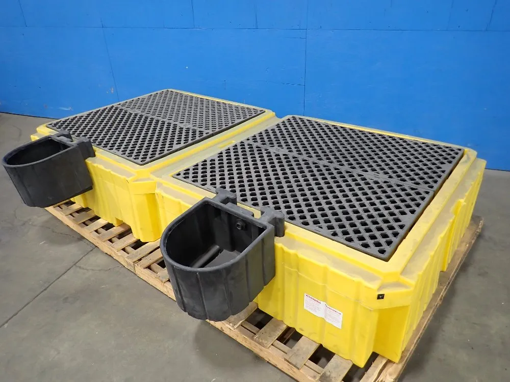 Ultratech International Inc. (2) 52"wx52"lx21"h Intermediate Bulk Container