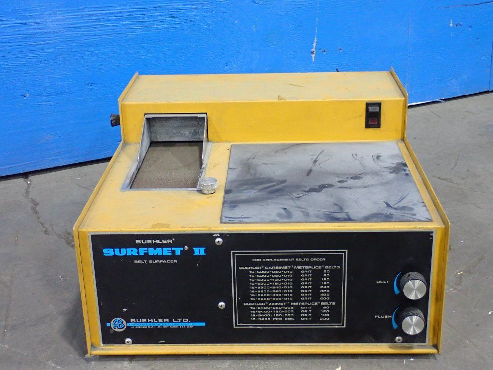 Buehler Ltd. 4" Belt Surfacer - Surfmet Iii