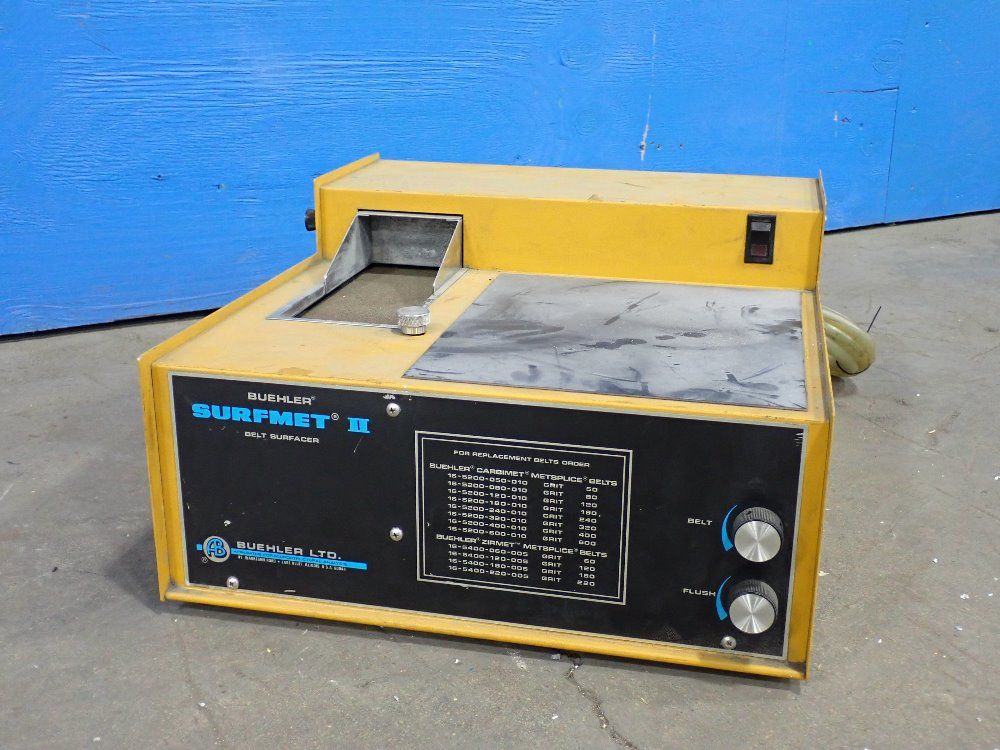 Buehler Ltd. 4" Belt Surfacer - Surfmet Iii