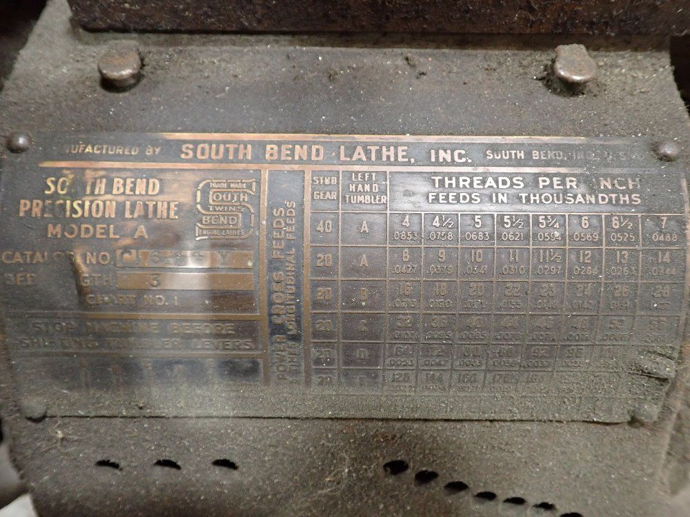 South Bend Lathe 5x20 Precision Lathe - A