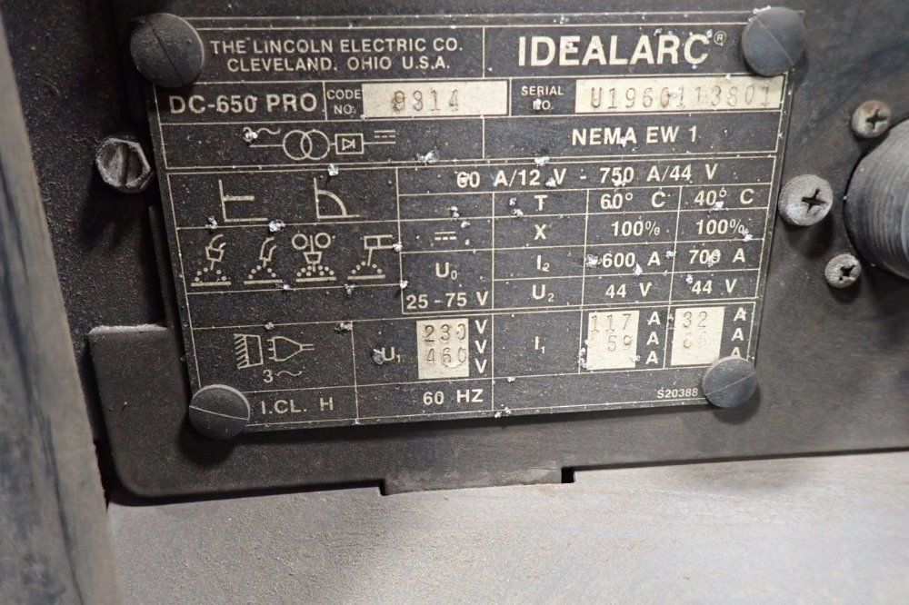 Lincoln Electric 650 Amps Welder - Dc-650 Pro