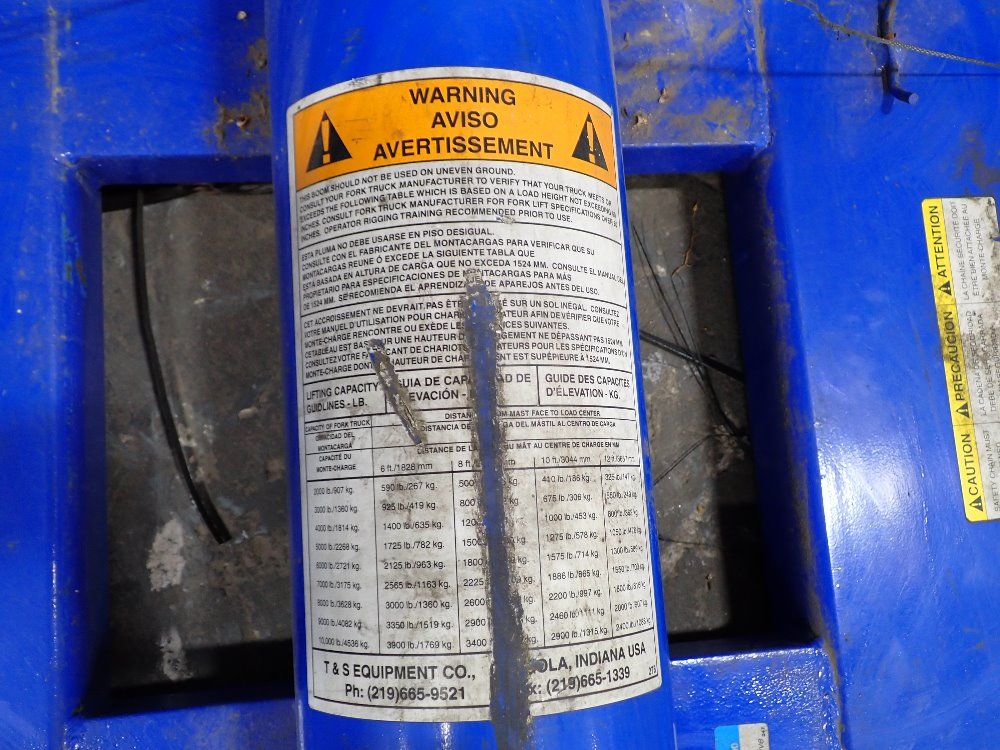 T&s Equipment Co. 3750lbs Forklift Boom Attatchment - Lm-ebt