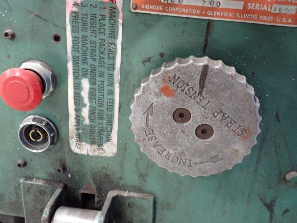 Signode 37"x17" Strapping Machine - 700