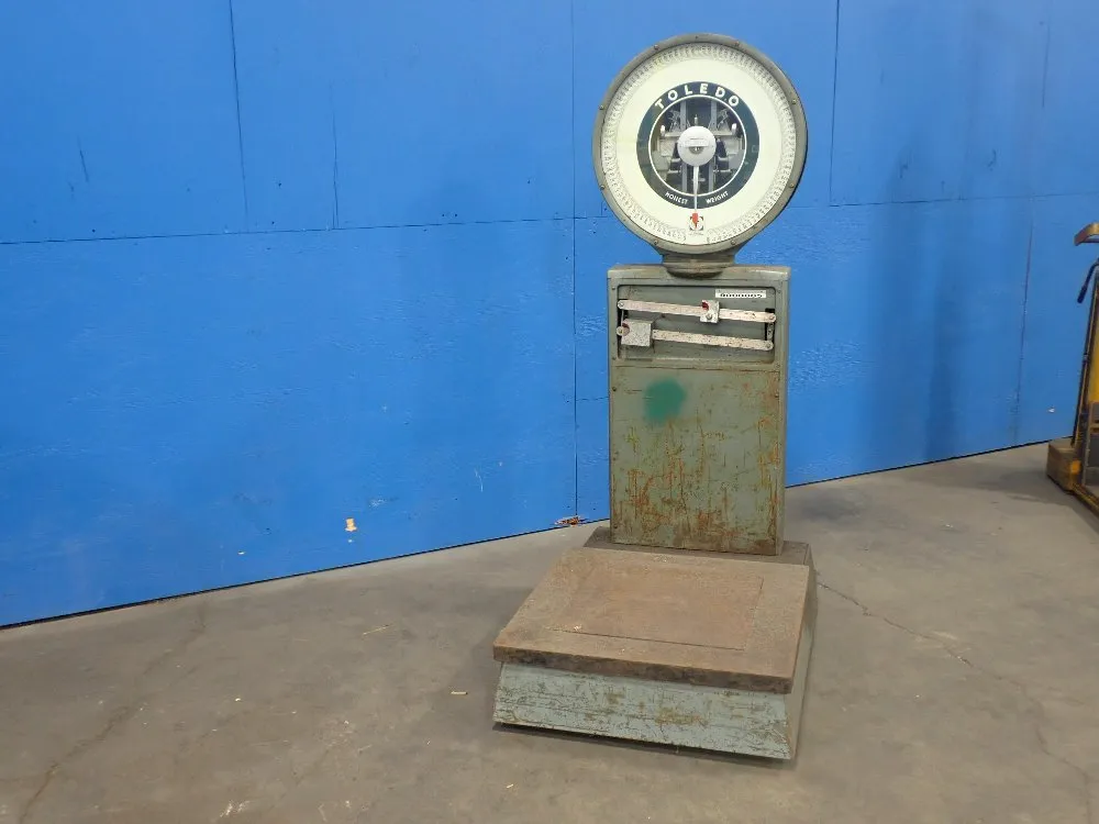 Toledo Scale Co. 1600 Lbs. Scale - 2881