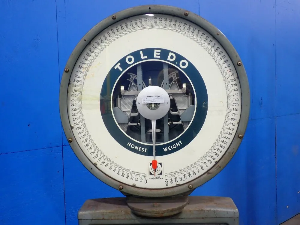 Toledo Scale Co. 1600 Lbs. Scale - 2881