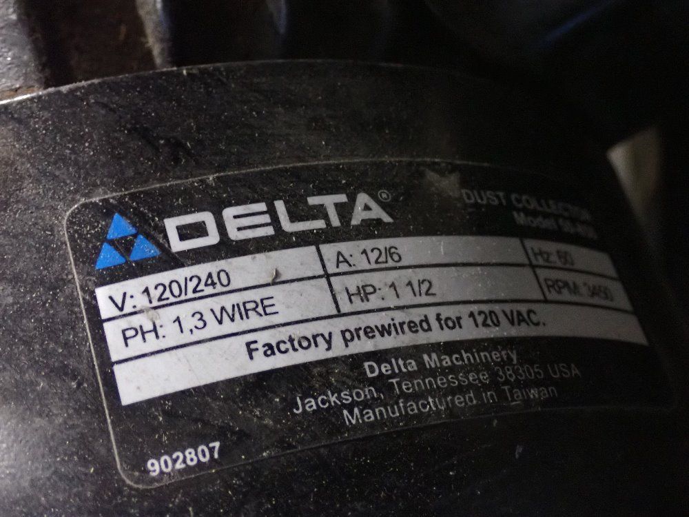Delta Machinery 47 Gallons Dust Collector - 50-850