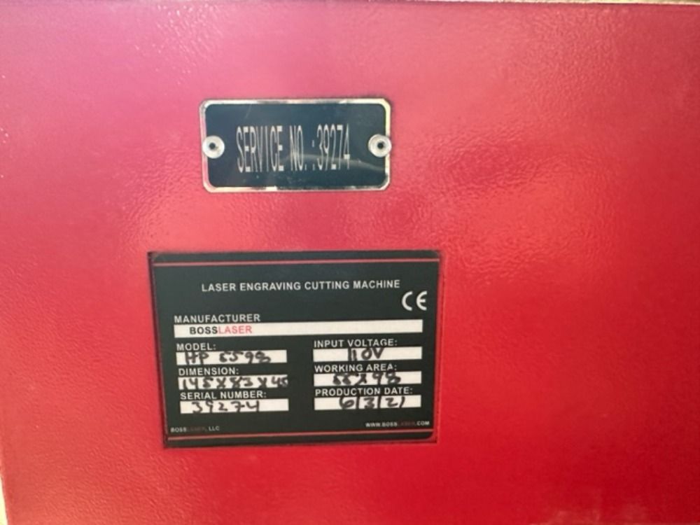 Boss C02 Laser Cutter And Engraver