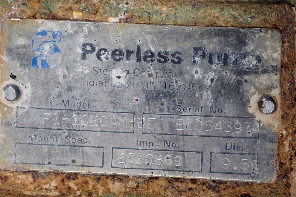 Peerless 5 Hp Pump - F1-1020am-bf