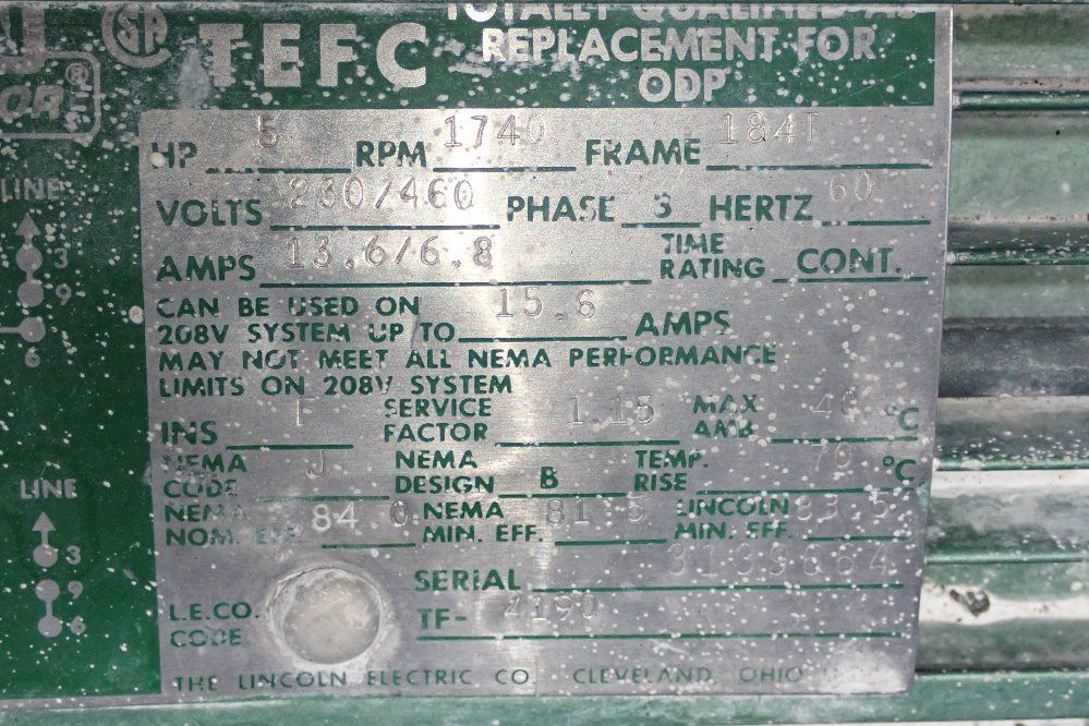 Peerless 5 Hp Pump - F1-1020am-bf