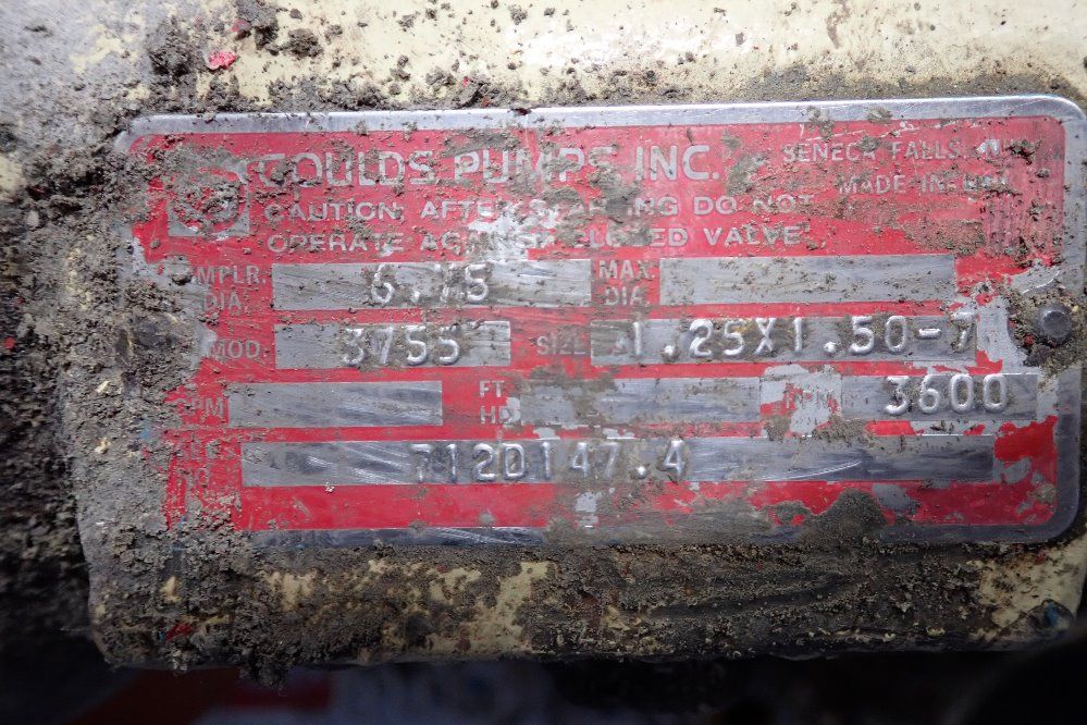 Goulds 5 Hp Pump - 3755