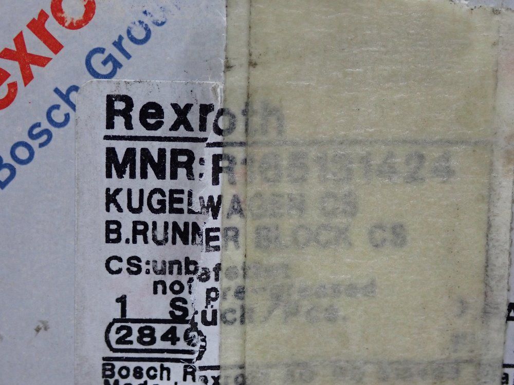 Rexroth Size: Kwd Ball Runner Block - R165131424