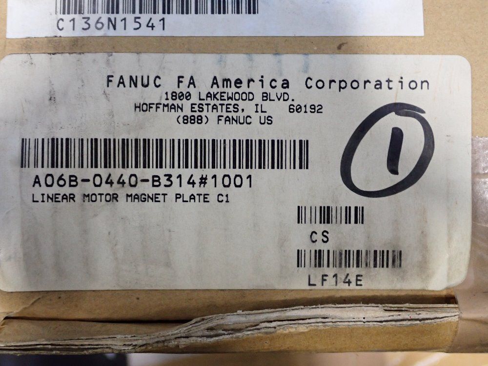 Fanuc Plate Magnet - A06b-0440-b314 #1001
