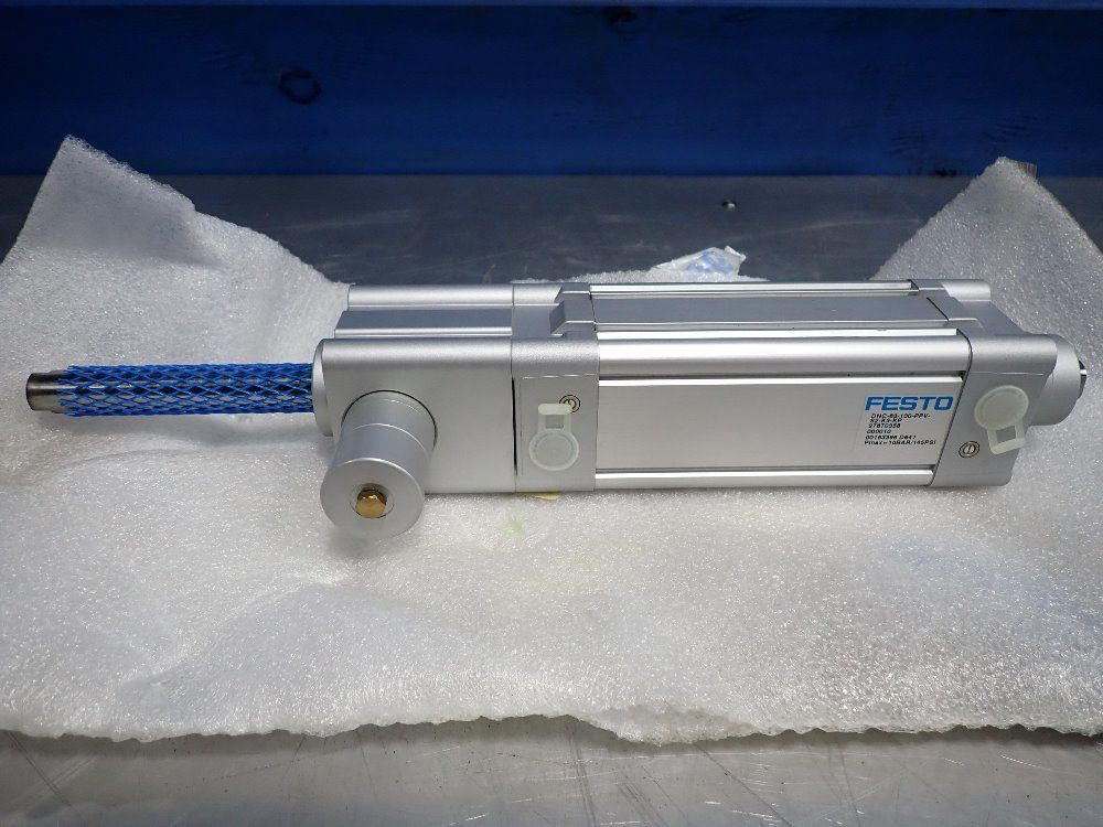 Festo 145psi Pneumatic Cylinder - Dnc-63-100-ppv-s2-k3-kp
