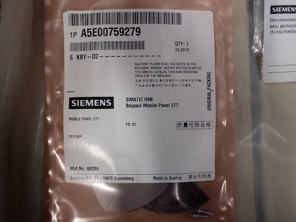 Siemens Simatic Mobile Panel - 06av6645-0cb01-a0x0