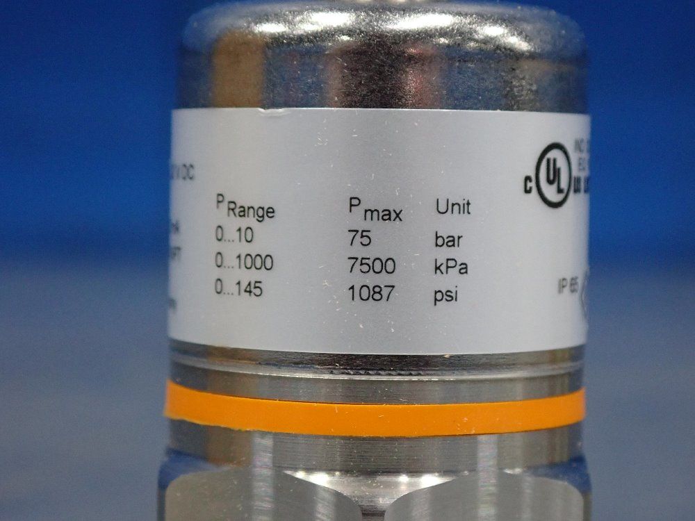 Ifm 1/4" Npt Pressure Sensor - Pa3224
