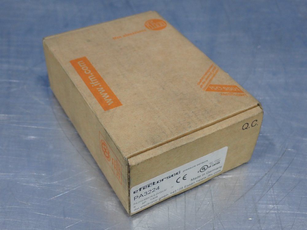 Ifm 1/4" Npt Pressure Sensor - Pa3224