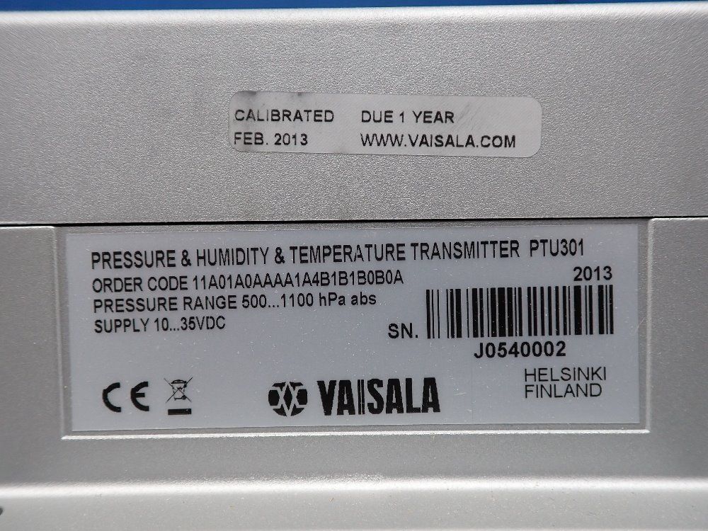 Vaisala Pressure, Humidity, Temp Sensor - Ptu301
