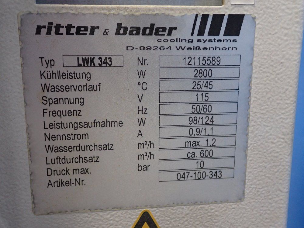 Ritter & Bader Cabinet Cooler - Lwk-343