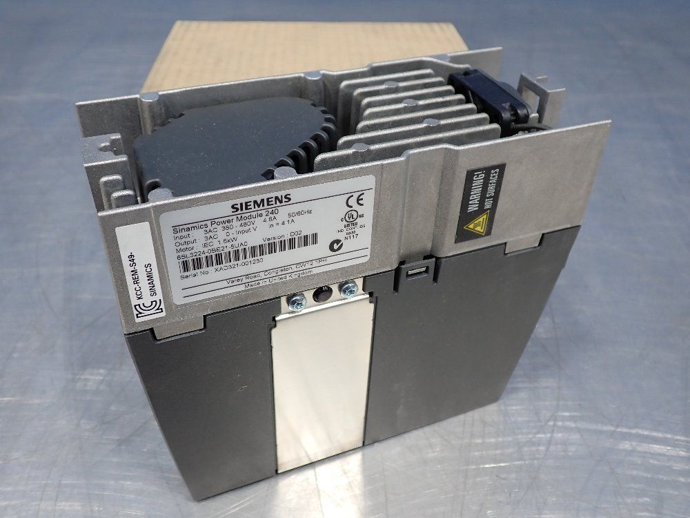 Siemens 2hp Power Module - 6sl3244-0be21-5ua0