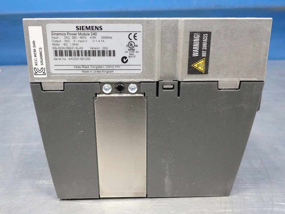 Siemens 2hp Power Module - 6sl3244-0be21-5ua0