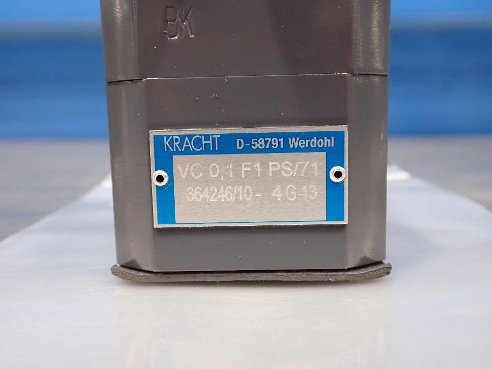 Kracht 5800psi Working Pressure Gear Flow Meter - Vc 0.1 F1 Ps/71