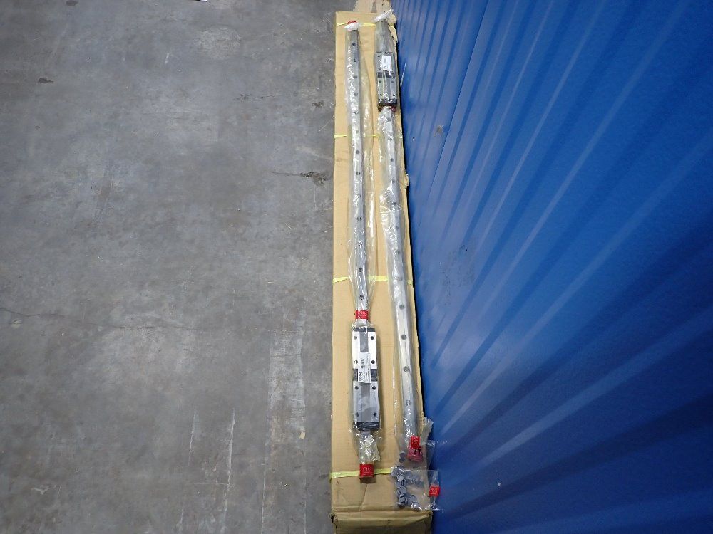 Thk 58" X 1" X 1" Linear Guide Rail With Runner Blocks - Hsr30lr2ssc1e+1480s