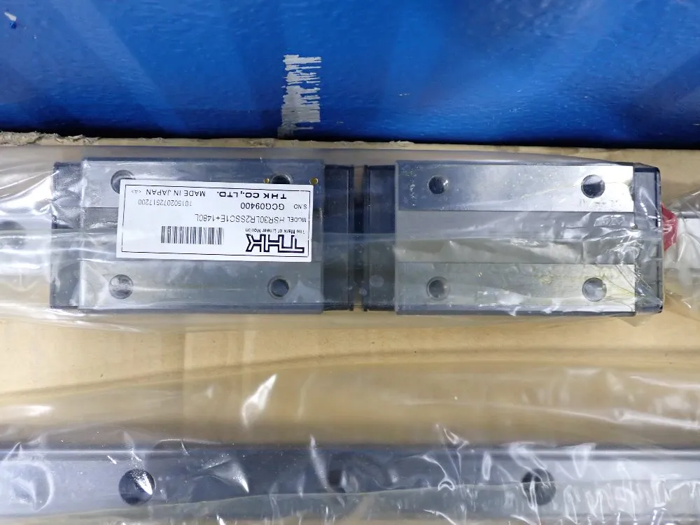 Thk 58" X 1" X 1" Linear Guide Rail With Runner Blocks - Hsr30lr2ssc1e+1480s